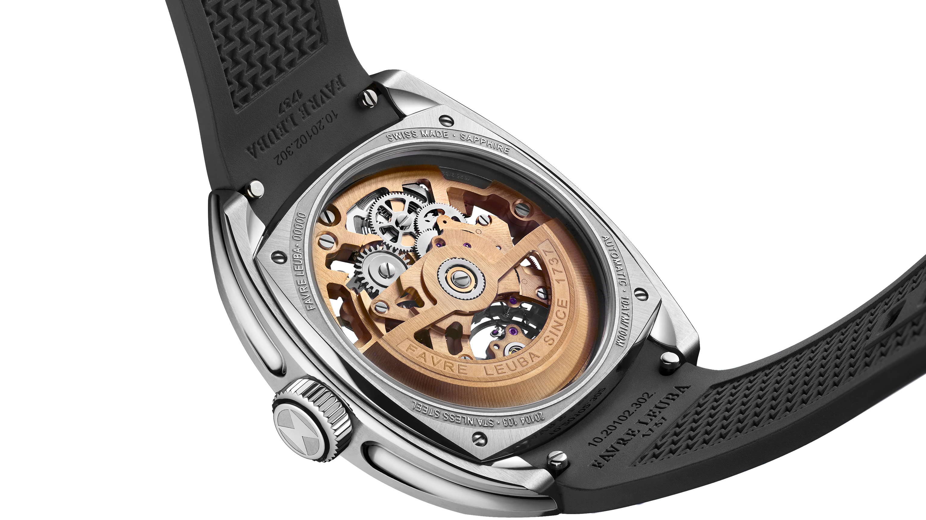 時計 favre leuba duromaticautomaticacero36mm FAVRE LEUBA Chief Skeleton Watch | 00.20106.105.02.302