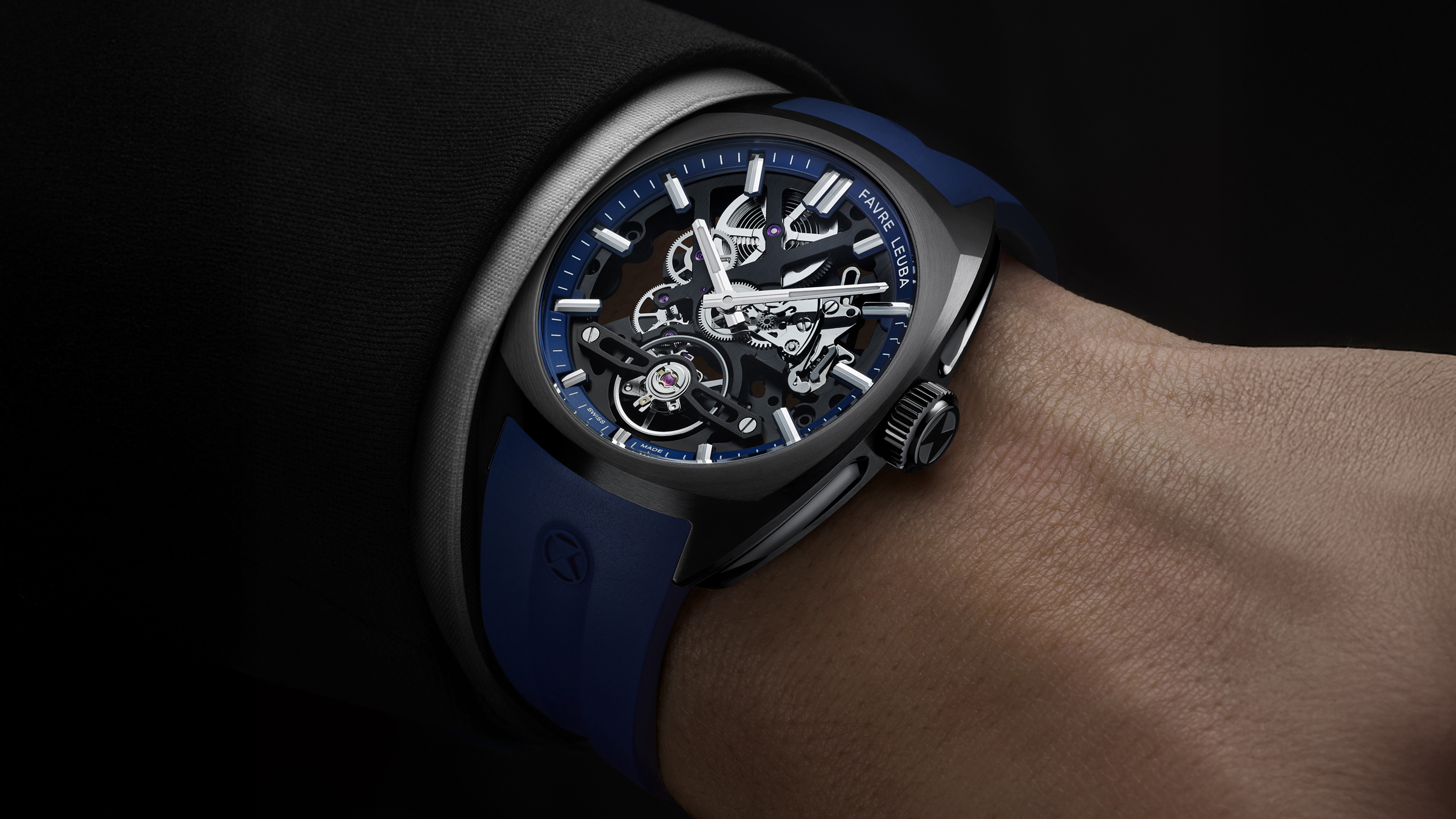 時計 favre leuba duromaticautomaticacero36mm FAVRE LEUBA Chief Skeleton Watch | 00.20106.105.02.302