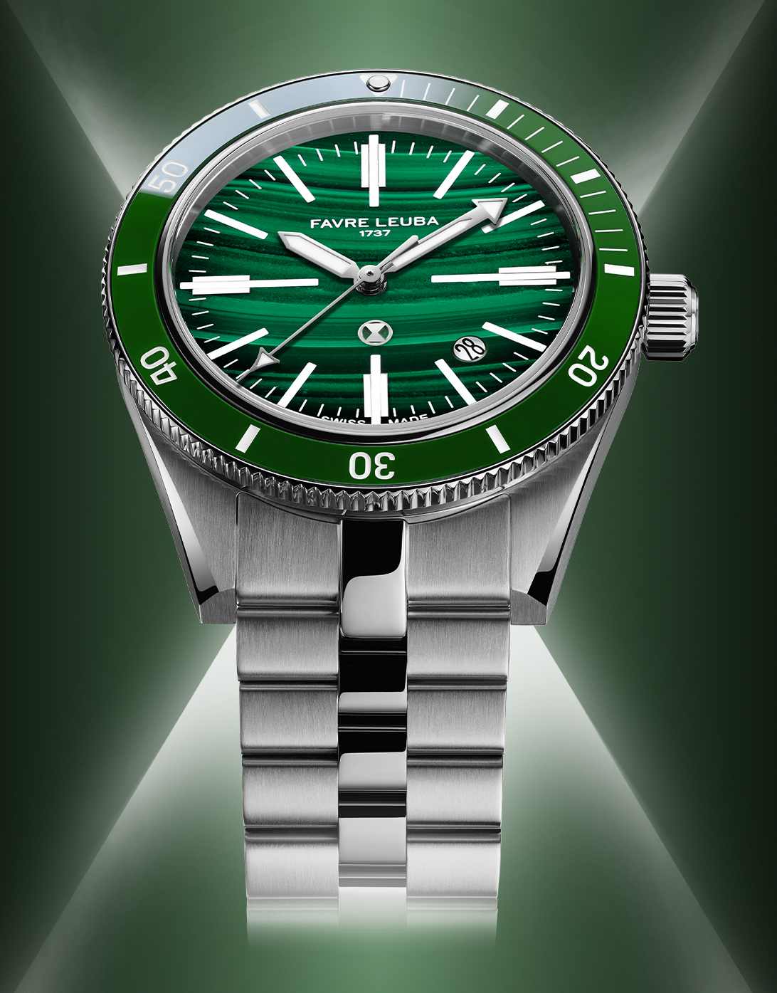 Favre Leuba Deep Raider Malachite